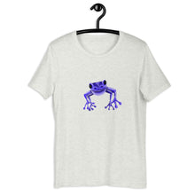 Load image into Gallery viewer, Short-Sleeve Unisex Purple Frog T-Shirt