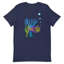 Load image into Gallery viewer, Short-Sleeve Unisex Purple Fish T-Shirt