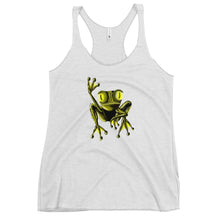 Load image into Gallery viewer, Women's Racerback Green Frog Tank