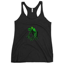 Load image into Gallery viewer, Women's Racerback Green Frog Tank