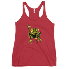 Load image into Gallery viewer, Women's Racerback Green Frog Tank