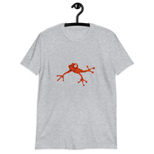 Load image into Gallery viewer, Short-Sleeve Unisex Red Frog T-Shirt
