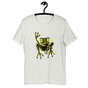 Short-Sleeve Unisex Green Frog T-Shirt