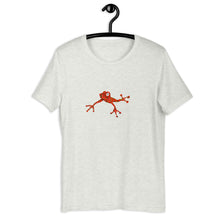 Load image into Gallery viewer, Short-Sleeve Unisex Red Frog T-Shirt
