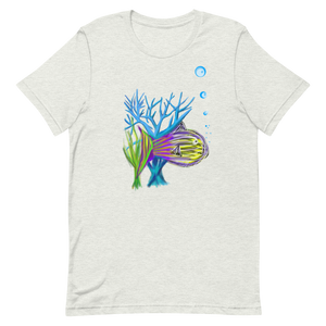 Short-Sleeve Unisex Purple Fish T-Shirt