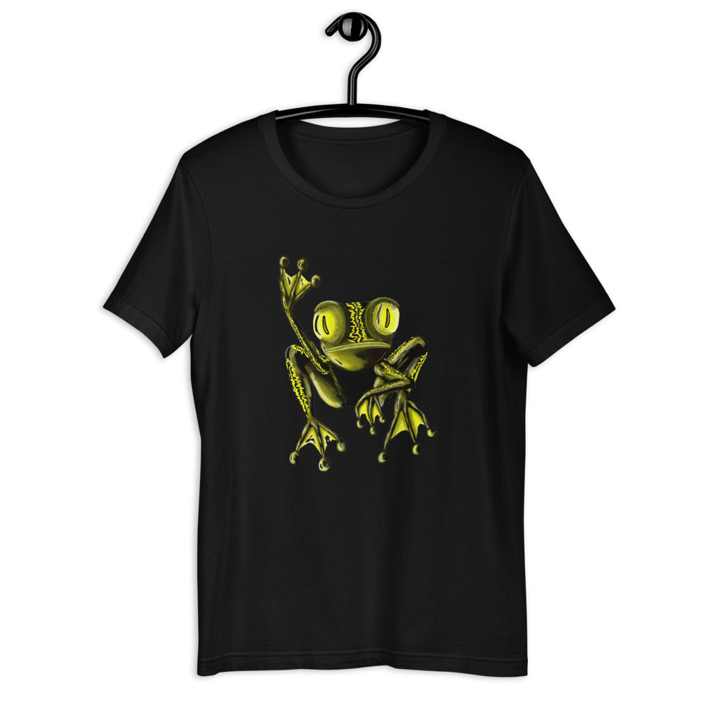 Short-Sleeve Unisex Green Frog T-Shirt