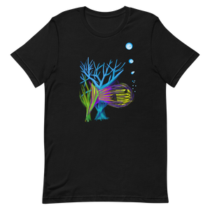 Short-Sleeve Unisex Purple Fish T-Shirt