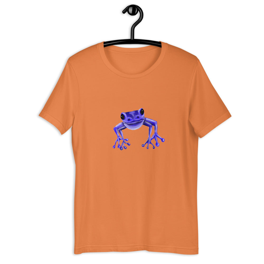 Short-Sleeve Unisex Purple Frog T-Shirt