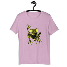 Load image into Gallery viewer, Short-Sleeve Unisex Green Frog T-Shirt
