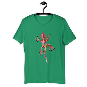 Short-Sleeve Unisex Red Lizard T-Shirt