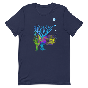 Short-Sleeve Unisex Purple Fish T-Shirt