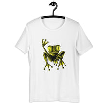 Load image into Gallery viewer, Short-Sleeve Unisex Green Frog T-Shirt
