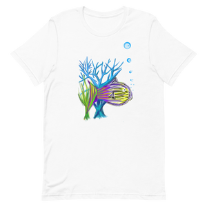 Short-Sleeve Unisex Purple Fish T-Shirt