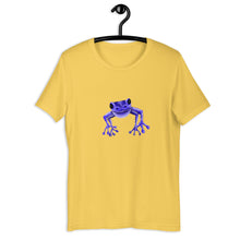 Load image into Gallery viewer, Short-Sleeve Unisex Purple Frog T-Shirt
