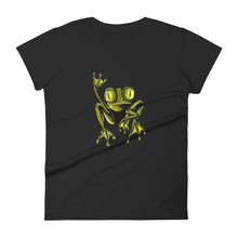 Load image into Gallery viewer, Women&#39;s short sleeve Green Frog t-shirt
