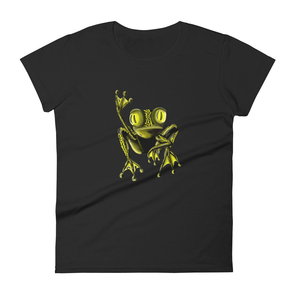 Women's short sleeve Green Frog t-shirt