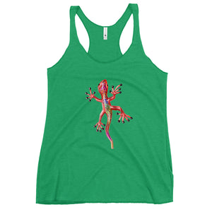 Women's Racerback Red Lizard Tank