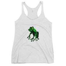 Load image into Gallery viewer, Women&#39;s Racerback Green Frog Tank
