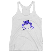 Load image into Gallery viewer, Women&#39;s Racerback Purple Frog Tank
