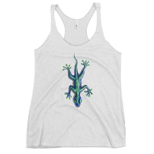 Load image into Gallery viewer, Women&#39;s Racerback Blue Lizard Tank
