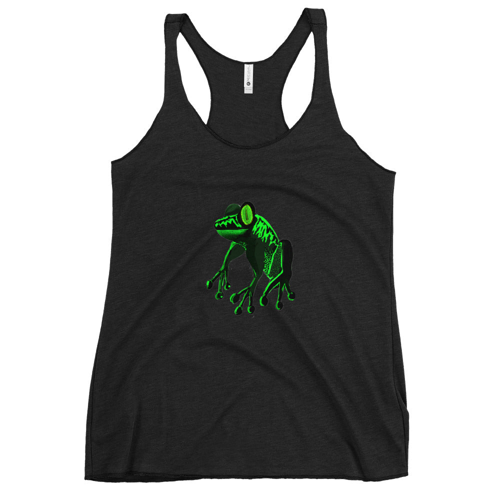 Women's Racerback Green Frog Tank