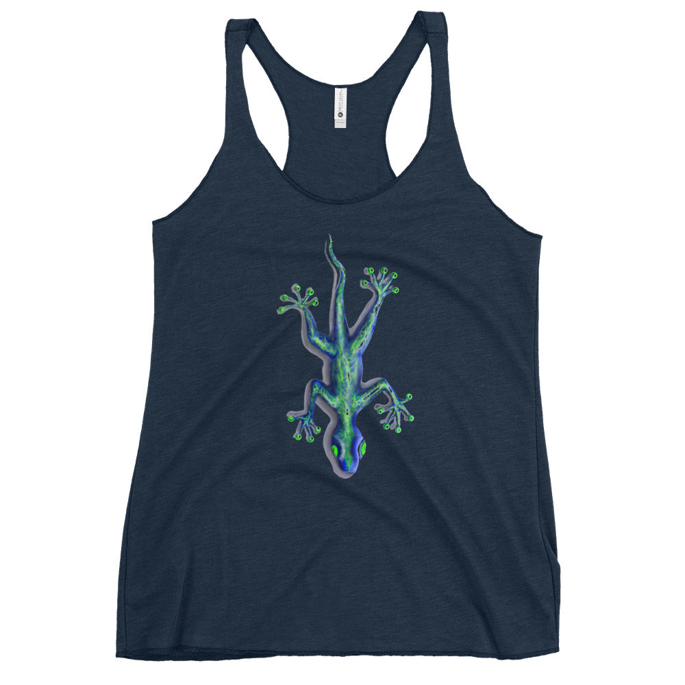 Women's Racerback Blue Lizard Tank