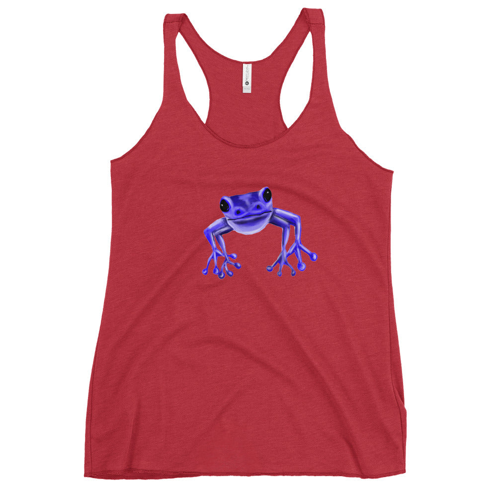 Women's Racerback Purple Frog Tank