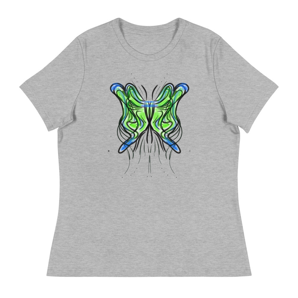 Women's Green Butterfly