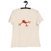 Load image into Gallery viewer, Women&#39;s Relaxed Red Frog T-Shirt

